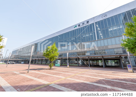 北海道旭川市，旭川的門戶，晴天時JR旭川站（北口） 117144488