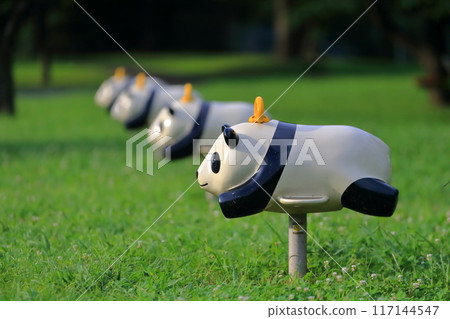 Panda stationary playground equipment Panda stationary playground equipment 117144547
