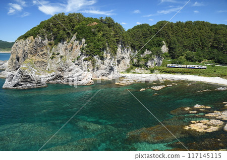 The Gono Line seen from the sea 117145115
