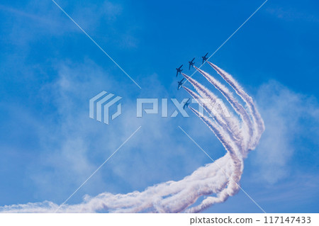 Blue sky image (blue impulse aerobatics) Blue sky image (blue impulse aerobatics) 117147433