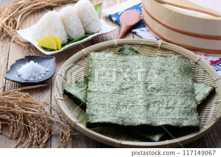 有明海的烤海藻圖片 有明海的烤海藻圖片 117149067