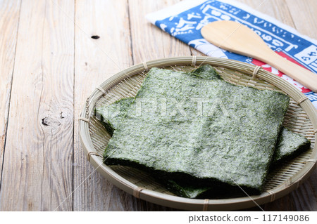 有明海的烤海藻圖片 有明海的烤海藻圖片 117149086