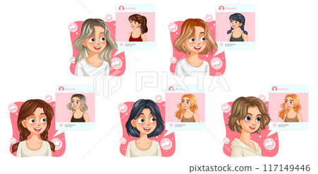 Social Media Profile Avatars 117149446
