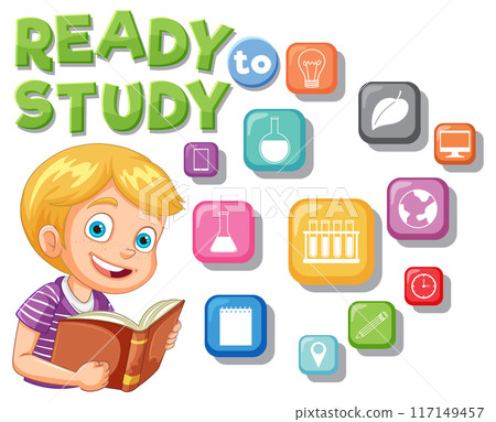 Ready to Study Illustration Ready to Study Illustration 117149457