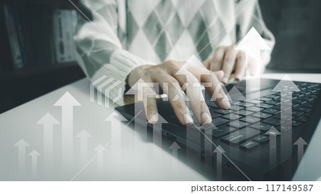 Businessman plan to achieve goals, Plan Do Check Act PDCA, review of operational procedure, evaluation of result, good organizational structure,  plan the steps to realize goal. Businessman plan to achieve goals, Plan Do Check Act PDCA, review of operational procedure, evaluation of result, good organizational structure,  plan the steps to realize goal. 117149587