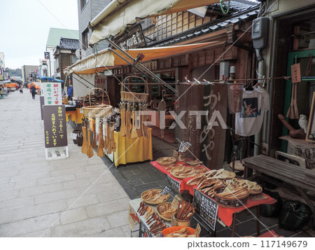View of the Wajima Morning Market Street in 2015 117149679