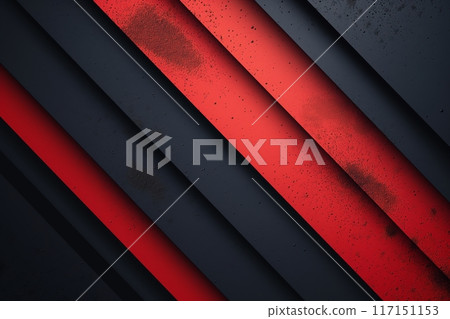 Dark diagonal red and black stripes with a textured, grunge spray effect Dark diagonal red and black stripes with a textured, grunge spray effect 117151153