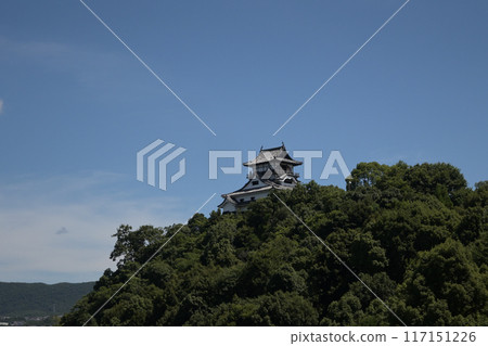 藍天下的犬山天守閣 117151226