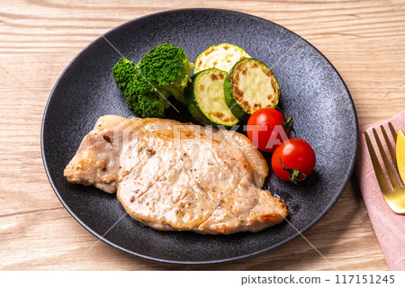 Pork loin steak Pork loin steak 117151245