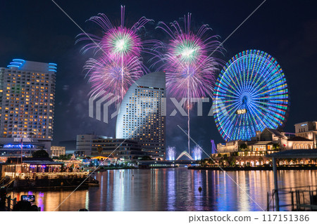 <Kanagawa Prefecture> Yokohama Night View Fireworks Festival and Minato Mirai Smart Festival <Kanagawa Prefecture> Yokohama Night View Fireworks Festival and Minato Mirai Smart Festival 117151386