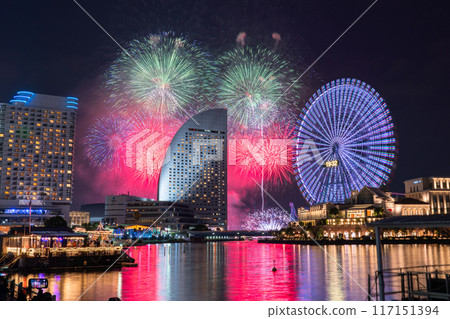 <Kanagawa Prefecture> Yokohama Night View Fireworks Festival and Minato Mirai Smart Festival <Kanagawa Prefecture> Yokohama Night View Fireworks Festival and Minato Mirai Smart Festival 117151394