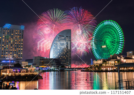 <Kanagawa Prefecture> Yokohama Night View Fireworks Festival and Minato Mirai Smart Festival <Kanagawa Prefecture> Yokohama Night View Fireworks Festival and Minato Mirai Smart Festival 117151407