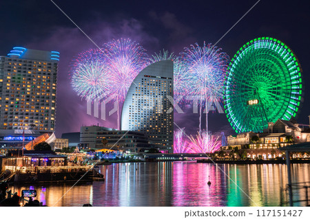 <Kanagawa Prefecture> Yokohama Night View Fireworks Festival and Minato Mirai Smart Festival 117151427