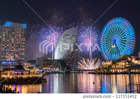 <Kanagawa Prefecture> Yokohama Night View Fireworks Festival and Minato Mirai Smart Festival 117151452