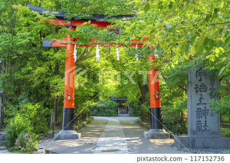 京都 宇治宇治上神社鳥居 京都 宇治宇治上神社鳥居 117152736