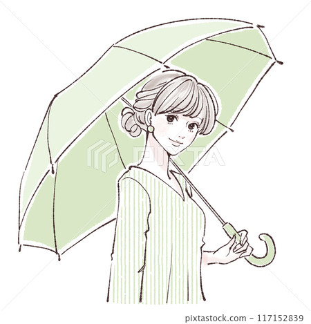 Parasol / Woman holding an umbrella Parasol / Woman holding an umbrella 117152839