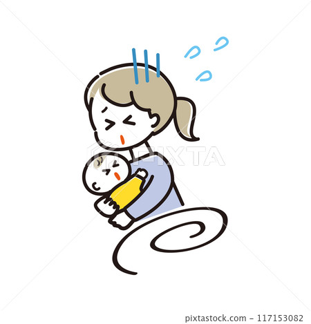 媽媽辛苦教養孩子 117153082