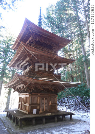 冬天的光前寺_三層塔 冬天的光前寺_三層塔 117153633