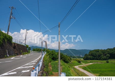 Rural scenery of Uchiyama, Summer scenery of Minamiashigara, Primitive Japanese scenery 117154381