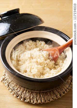 用砂鍋煮胚芽米 117154810