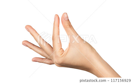 Hand pointing at screen on isolated background. Hand pointing at screen on isolated background. 117156929