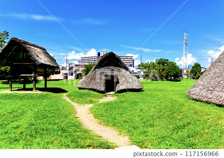[Shizuoka] Toro ruins in early autumn: flat-land dwellings and raised-floor storehouses 117156966