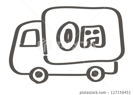 Shipping 0 yen Truck icon Shipping 0 yen Truck icon 117158451