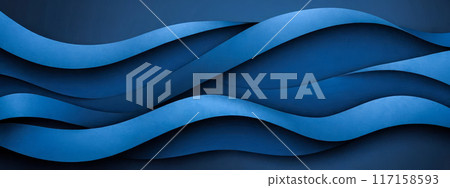 abstract pattern with rhythmic blue waves background, modern minimalist design texture, flowing curved lines, ocean movement, backdrop, elegant dynamic wave shapes in monochromatic color abstract pattern with rhythmic blue waves background, modern minimalist design texture, flowing curved lines, ocean movement, backdrop, elegant dynamic wave shapes in monochromatic color 117158593