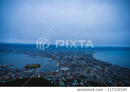Hakodate in the early morning 117158594