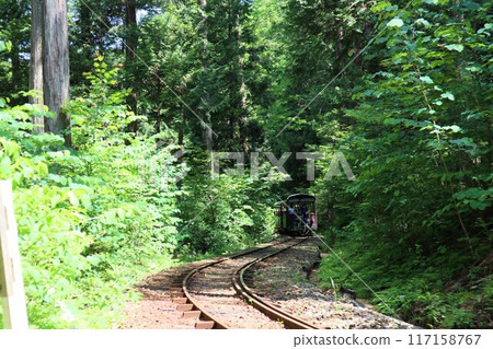 Akazawa Natural Recreational Forest in Agematsu Town, Kiso District, Nagano Prefecture is famous for its natural cypress trees and is one of Japan's three most beautiful forests. 117158767