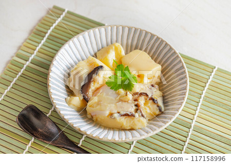 Chawanmushi-style egg tofu Chawanmushi-style egg tofu 117158996