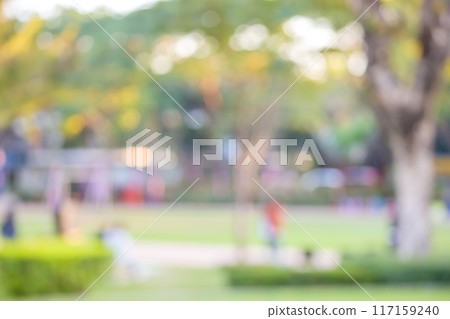 Green city park garden blur bokeh background Green city park garden blur bokeh background 117159240