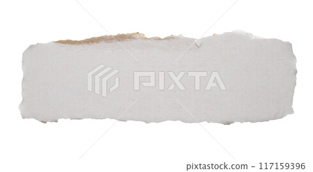 piece of white paper tear isolated on white background 117159396