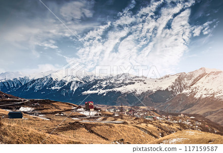 Beautiful mountains in Georgia 117159587