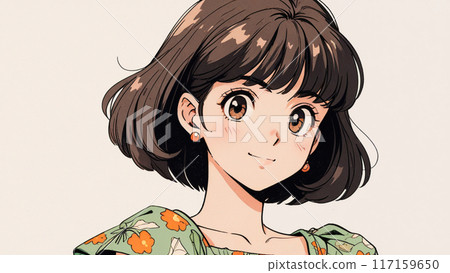 80s and 90s retro cute girls 80s and 90s retro cute girls 117159650