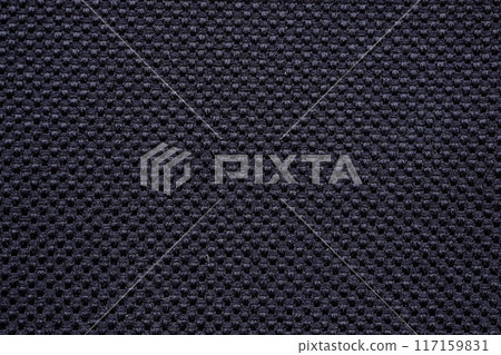 Black fabric texture pattern background 117159831