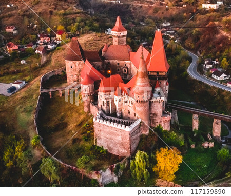 Scenic view of Corvin Castle Scenic view of Corvin Castle 117159890