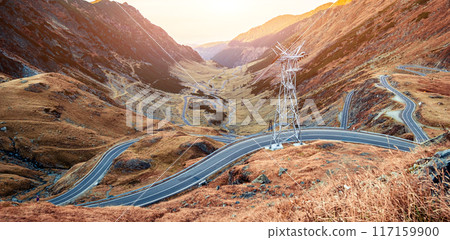 Transfagarasan road in Romania 117159900
