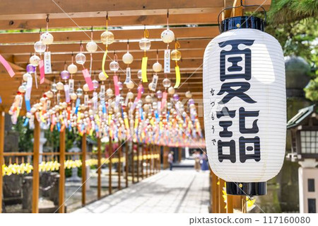 Summer Takekoma Shrine: Wind chimes on the approach to the shrine, summer pilgrimage, Iwanuma City, Miyagi Prefecture Summer Takekoma Shrine: Wind chimes on the approach to the shrine, summer pilgrimage, Iwanuma City, Miyagi Prefecture 117160080