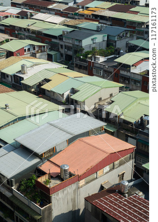 View of Banqiao district old town houses in New Taipei City, Taiwan View of Banqiao district old town houses in New Taipei City, Taiwan 117161173