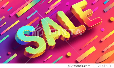 sale banner colorful design illustration sale banner colorful design illustration 117161895