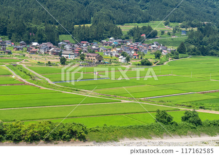 <Niigata Prefecture> A peaceful rural summer scene 117162585