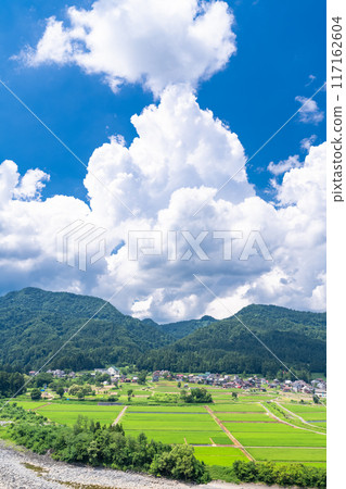 <Niigata Prefecture> A peaceful rural summer scene <Niigata Prefecture> A peaceful rural summer scene 117162604