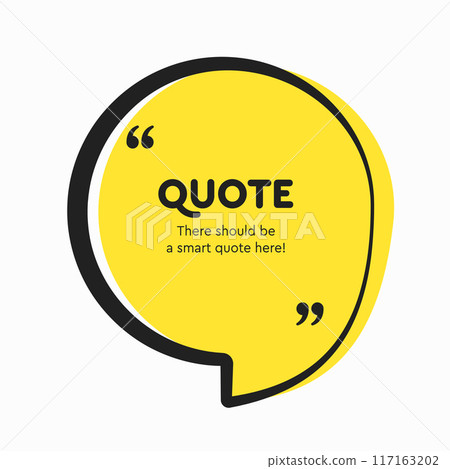 Quote frame blank, text quote boxes, message Quote frame blank, text quote boxes, message 117163202