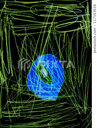 Colorful abstract background with geometric shapes and vibrant colors 117163616