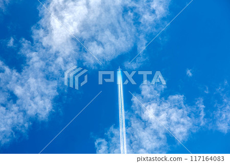 Colorful contrails 117164083