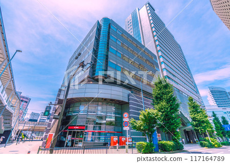 Yokohama cityscape in Japan, overlooking Sakuragicho Station, Yokohama Sakuragi Post Office, etc. Yokohama cityscape in Japan, overlooking Sakuragicho Station, Yokohama Sakuragi Post Office, etc. 117164789