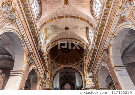 interiors of Saint Louis en l'ile church, Paris, France interiors of Saint Louis en l'ile church, Paris, France 117165239