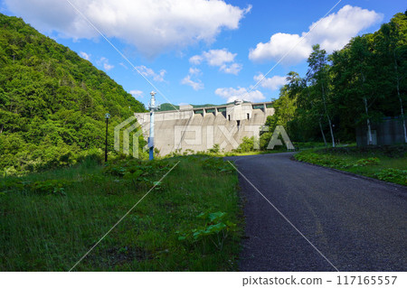 Bank of the Satsunai River Dam 117165557