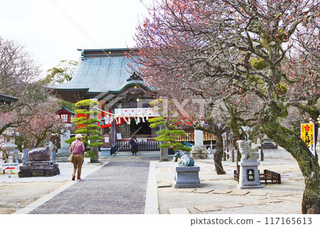 福岡縣築城町梅花名勝綱敷天滿宮 117165613